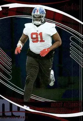 2025 Panini Absolute Football Darius Alexander #115 RC Football - Football Card Single