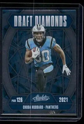 2025 Panini Absolute Football Draft Diamonds Chuba Hubbard #DD-CHD Football - Football Card Single