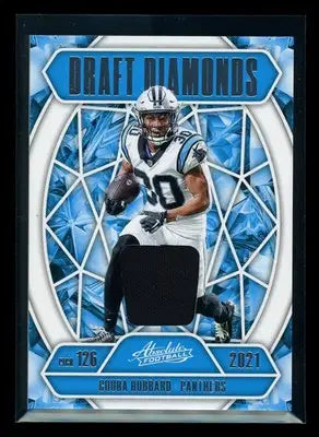 2025 Panini Absolute Football Draft Diamonds Chuba Hubbard #DDJ-CHU Patch