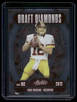 2025 Panini Absolute Football Draft Diamonds Kirk Cousins #DD-KCS Football - Football Card Single