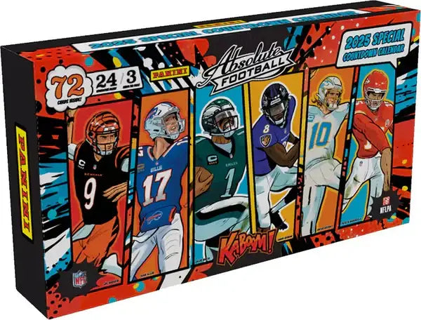 2025 Panini Absolute Football KABOOM! Countdown Calendar Box - Sports Cards - Football Sealed