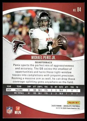 2025 Panini Absolute Football Michael Penix Jr. #84 Football - Football Card Single