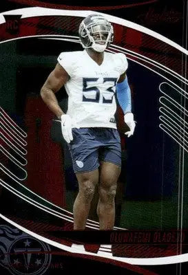 2025 Panini Absolute Football Oluwafemi Oladejo #165 RC Football - Football Card Single
