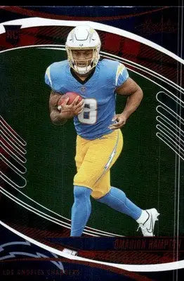 2025 Panini Absolute Football Omarion Hampton #166 RC Football - Football Card Single