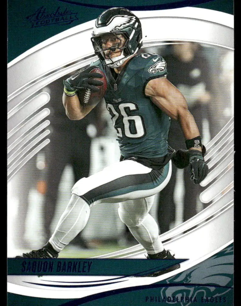 2025 Panini Absolute Football Saquon Barkley #2 Football - Football Card Single