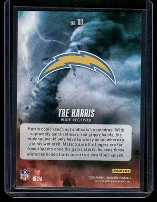 2025 Panini Absolute Football Tre Harris #18 RC Football - Football Card Single