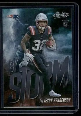 2025 Panini Absolute Football TreVeyon Henderson #19 RC Football - Football Card Single