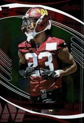 2025 Panini Absolute Football Trey Amos #190 RC Football - Football Card Single