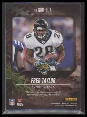 2025 Panini Absolute #GHM-FTA Fred Taylor Ground Hoggs Materials #/115 - Football Card Single