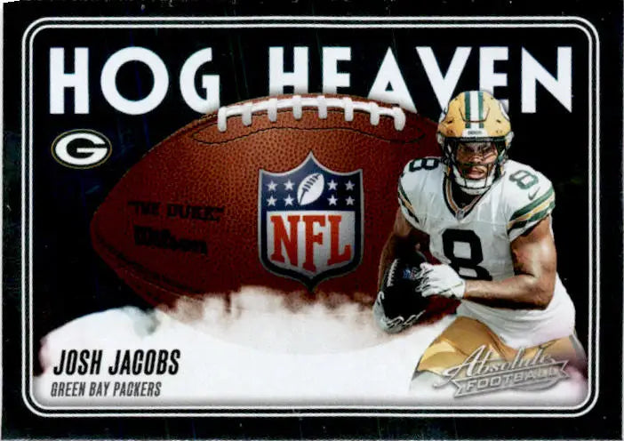 2025 Panini Absolute #HH-JJS Josh Jacobs Hog Heaven - Football Card Single
