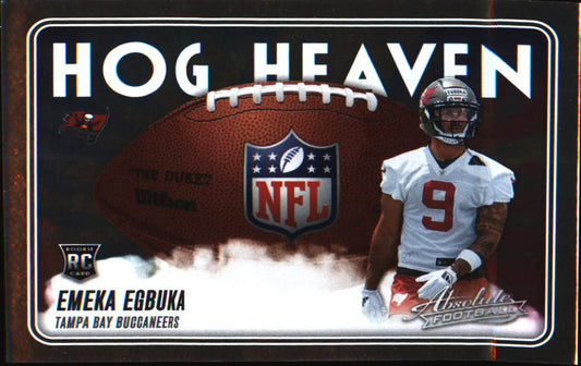 2025 Panini Absolute Hog Heaven #HH-EEA Emeka Egbuka - Football Card Single