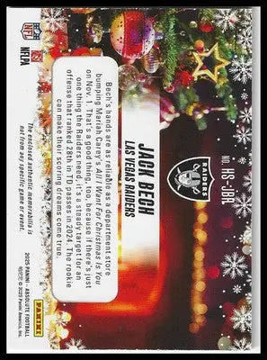 2025 Panini Absolute Holiday Suit #HS-JBH Jack Bech