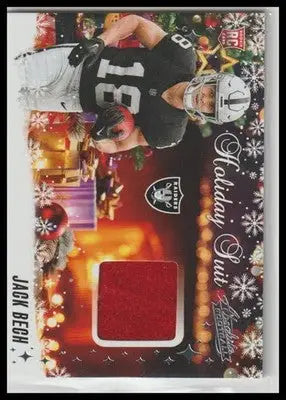 2025 Panini Absolute #HS-JBH Jack Bech Holiday Suit Relic