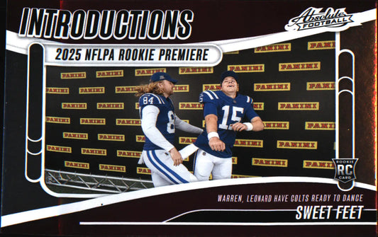 2025 Panini Absolute Introductions #I-TWN Sweet Feet