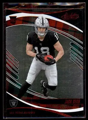 2025 Panini Absolute Red & Green Plaid #128 Jack Bech Rookie RC