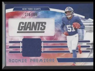 2025 Panini Absolute #RPM-ACR Abdul Carter Rookie Premier Materials #/399 - Football Card Single