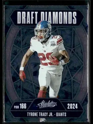 2025 Panini Absolute Tyrone Tracy Jr. #DD-TTJ Draft Diamonds New York Giants - Football Card Single