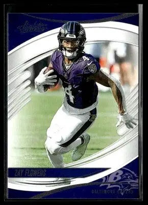 2025 Panini Absolute Zay Flowers #62 Retail Baltimore Ravens - Football Card Single