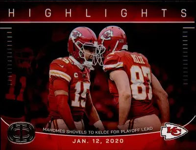 2025 Panini Authentically Mahomes Icon Highlights #IC-8 Patrick Mahomes II - Football Card Single