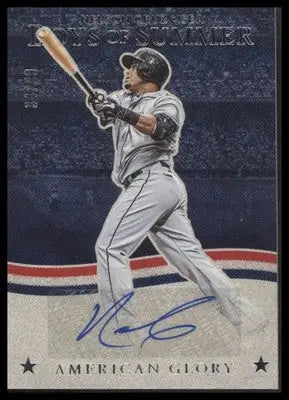2025 Panini Boys of Summer #AGS-NC Nelson Cruz American Glory Signatures #34/99 - Baseball Card Single