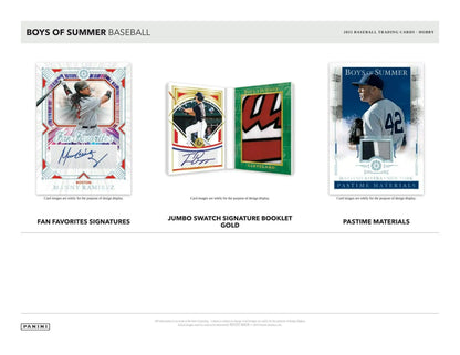 2025 Panini Boys of Summer Baseball Hobby Box | Columbia Sports Cards - Sports Card Hobby Boxes