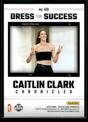 2025 Panini Caitlin Clark Chronicled Caitlin Clark #68 Indiana Fever - Basketball Card Single