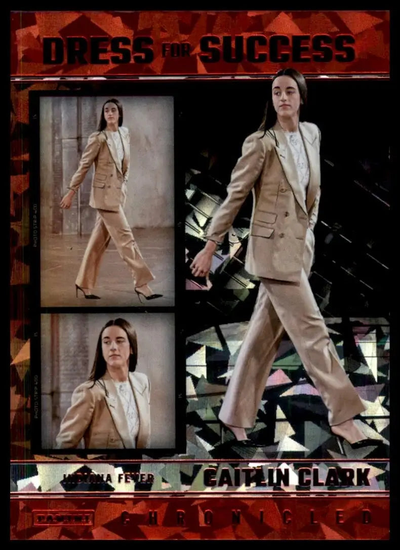 2025 Panini Caitlin Clark Chronicled - Dress For Success Caitlin Clark #67...