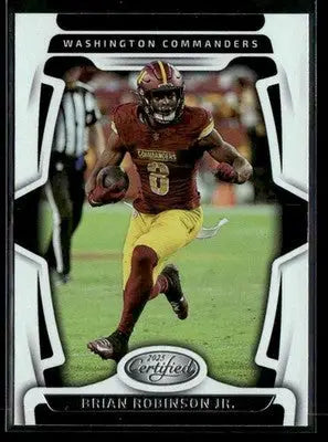 2025 Panini Certified Brian Robinson Jr. #100 Washington Commanders - Football Card Single