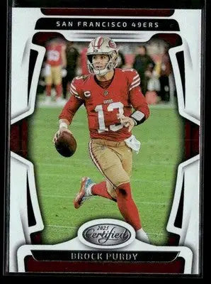 2025 Panini Certified Brock Purdy #86 San Francisco 49ers - Football Card Single