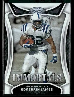 2025 Panini Certified Edgerrin James #IM-EJS Immortals Indianapolis Colts - Football Card Single
