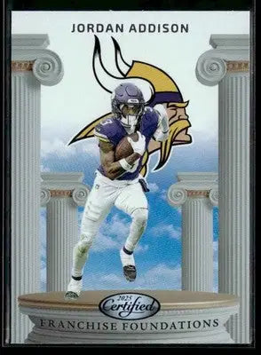 2025 Panini Certified Jordan Addison #FFO-JAN Franchise Foundations - Football Card Single