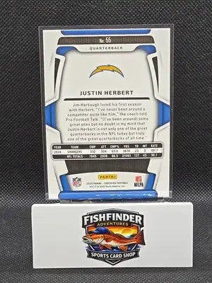 2025 Panini Certified - Justin Herbert #55 - Football Card Single