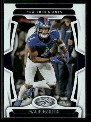 2025 Panini Certified Malik Nabers #73 New York Giants - Football Card Single