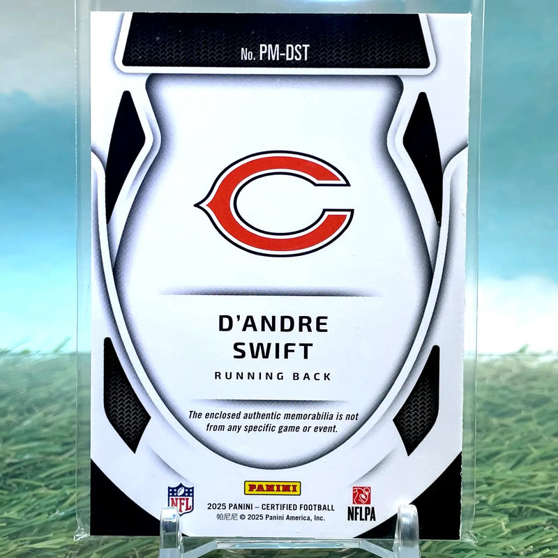 2025 Panini Certified Pro Materials D’Andre Swift #PM-DST Red /99 CG26 - Football Card Single