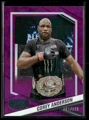 2025 Panini Combat Anthology Corey Anderson #81 Purple SN UFC - UFC/MMA Card Single