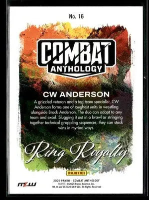 2025 Panini Combat Anthology CW Anderson #16 Ring Royalty ECW - Other