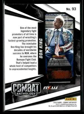 2025 Panini Combat Anthology Don King #93 Ring Bell SN DKP - Other
