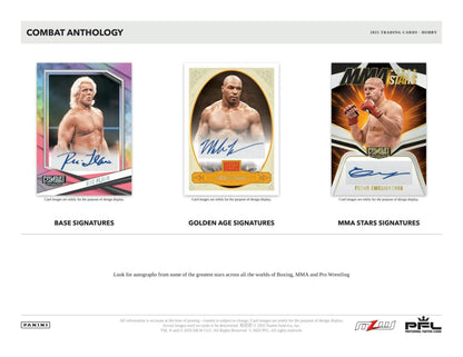 2025 Panini Combat Anthology Hobby Box | Columbia Sports Cards - Sports Card Hobby Boxes