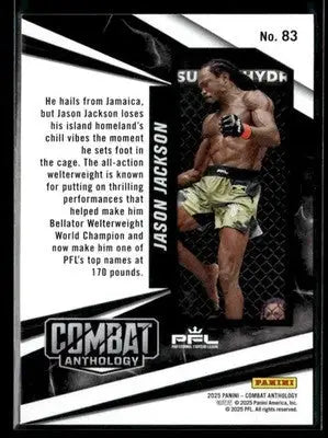 2025 Panini Combat Anthology Jason Jackson #83 PFL - Mixed Martial Arts Card Single
