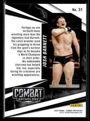 2025 Panini Combat Anthology Josh Barnett #31 UFC - UFC/MMA Card Single