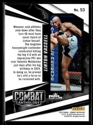 2025 Panini Combat Anthology Linton Vassell #53 PFL - Mixed Martial Arts Card Single