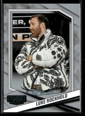 2025 Panini Combat Anthology Luke Rockhold #6 Amer Kickboxing Acad - UFC/MMA Card Single