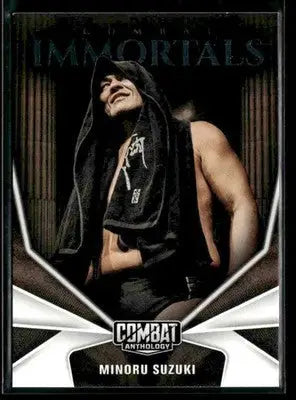 2025 Panini Combat Anthology Minoru Suzuki #21 Combat Immortals NJPW - Other