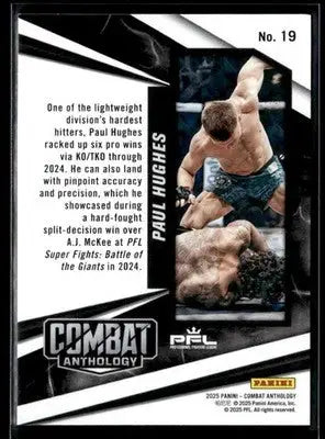 2025 Panini Combat Anthology Paul Hughes #19 PFL - Other