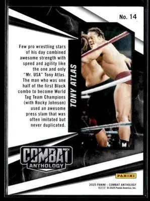 2025 Panini Combat Anthology Tony Atlas #14 WWF - Other