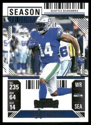 2025 Panini Contenders DK Metcalf #91 Football - Football Card Single