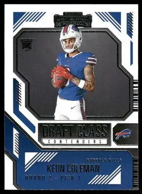 2025 Panini Contenders Draft Class Keon Coleman #17 Football - Football Card Single