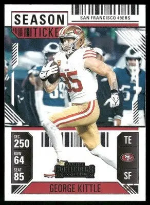 2025 Panini Contenders Football George Kittle #85 Football