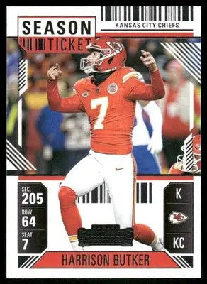 2025 Panini Contenders Football Harrison Butker #49 Football - Football Card Single