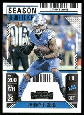 2025 Panini Contenders Football Jahmyr Gibbs #32 Football - Football Card Single